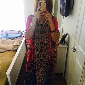Positano long kaftan dress